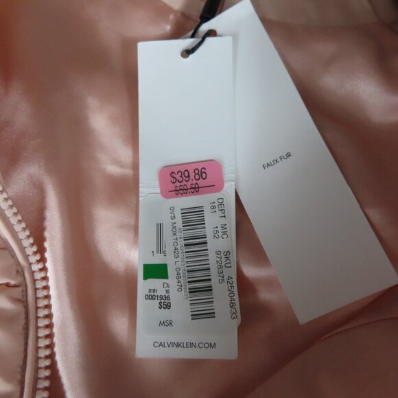 Calvin Klein Polyester Pink and White Vest Sz. L - Picture 10 of 10